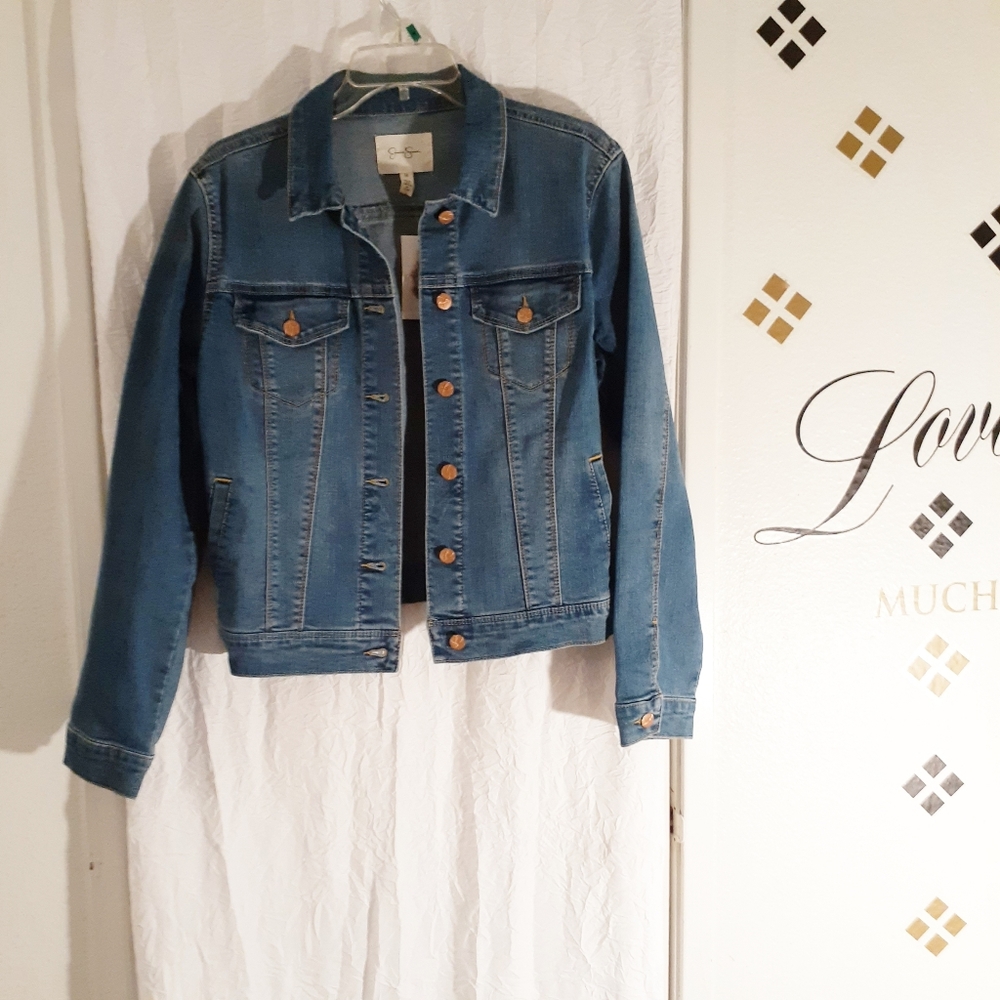 Jessica Simpson Blue Jean Jacket